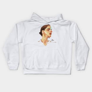 My painting girl Kids Hoodie